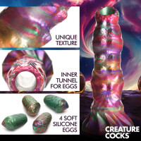Ovipositor-Dildo mit Eiern