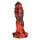 Grim Reaper Silicone Dildo - Red/Black