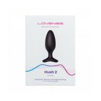 Lovense - Hush 2 Vibrationsbuttplug Mit App - Schwarz