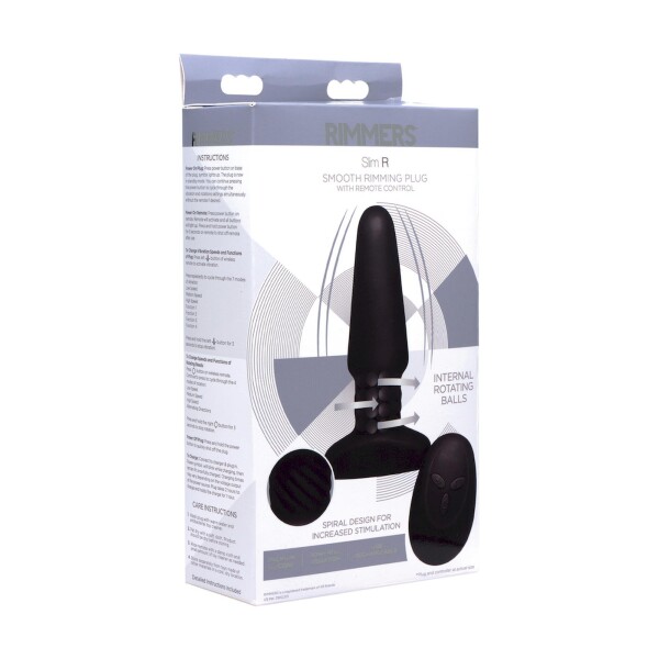 Slim R - Smooth Rimming Plug mit Fernbedienung