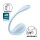 Smooth Petal Connect App - Tragbarer Paar-Vibrator - Hellblau