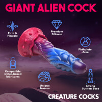 Intruder - Alien Silicone Dildo - Purple