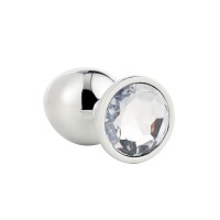 Plug Anal Dream Toys Gleaming Love Silberfarben