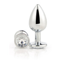 Plug Anal Dream Toys Gleaming Love Silberfarben