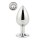 Plug Anal Dream Toys Gleaming Love Silberfarben