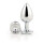 Plug Anal Dream Toys Gleaming Love Silberfarben