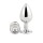 Plug Anal Dream Toys Gleaming Love Silberfarben