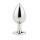 Plug Anal Dream Toys Gleaming Love Silberfarben