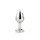Plug Anal Dream Toys Gleaming Love Silberfarben