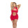 Kleid Pink Lipstick Rot (Queen size)