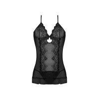 Kleid Exposed Schwarz (L/XL)