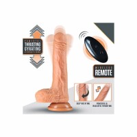 Natürliches Dildo Blush Dr Skin Silikon ABS Ø 3,5 cm (13,9 cm) (19,6 cm)