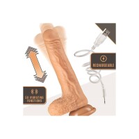 Natürliches Dildo Blush Dr Skin Silikon ABS Ø 3,5 cm (13,9 cm) (19,6 cm)