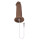 Natürliches Dildo Evolved Silikon Ø 5 cm (17,8 cm)