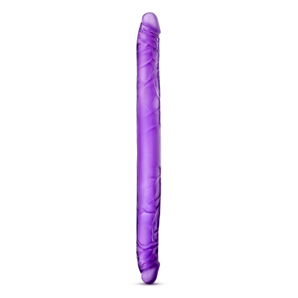 Double Penetration Stroker Masturbator mit doppelter Öffnung (Anus und Schamlippenform) Blush B yours Lila