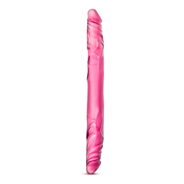 Double Penetration Stroker Masturbator mit doppelter Öffnung (Anus und Schamlippenform) Blush B yours Rosa