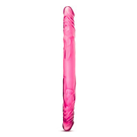 Double Penetration Stroker Masturbator mit doppelter Öffnung (Anus und Schamlippenform) Blush B yours Rosa