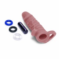 Size Up Penis-Hülle Fleisch Ø 4 cm 15 cm