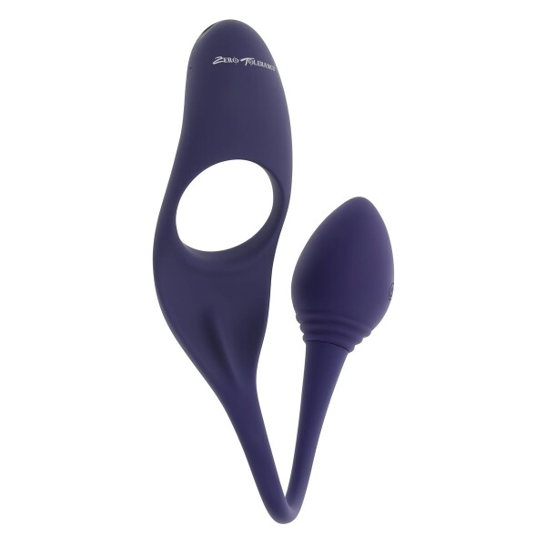 Zero Tolerance - Tip To Tail Vibrations-Cockring mit Buttplug