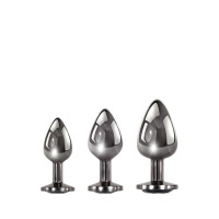 Plug Anal Evolved Silberfarben