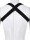 Gayrado Elastic X-Back Harness Black