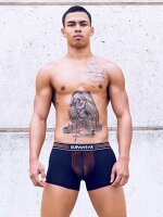 Supawear Neon Mesh Trunk Underwear - Neon Orange