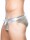 2Eros Metalux Swim Brief V30 Swimwear Silver