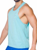 Supawear Racer Back Singlet Turquoise Blue
