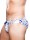 2Eros Print Swim Briefs V20 Swimwear Seascape White