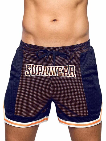Supawear Swish Mesh Shorts Neon Orange