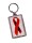 Red Ribbon Key Ring