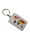Rainbow World White Key Ring