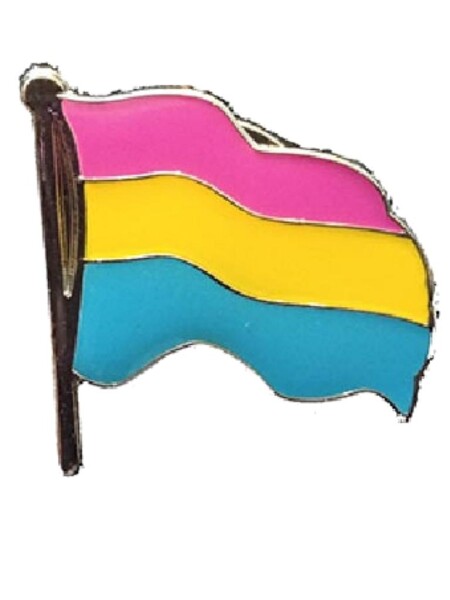 Pin Waving Pansexual Flag