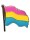Pin Waving Pansexual Flag