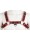 Regular Shoulder Harness Leatherette Black/Red