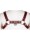 Regular Shoulder Harness Leatherette Black/Red