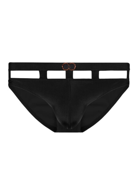 2Eros BLK Label No.7 Swim Brief Black