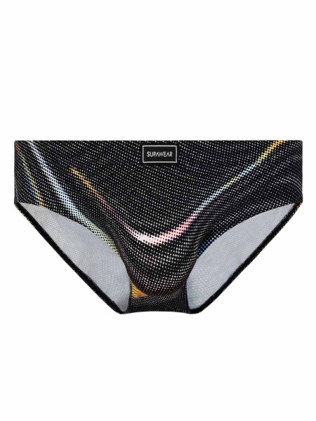 Supawear Printed Pride Brief Underwear Black