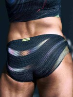 Supawear Printed Pride Brief Underwear Black