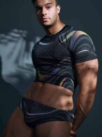 Supawear Printed Pride Brief Underwear Black