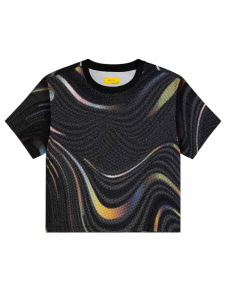 Supawear Printed Pride Crop T-Shirt Black