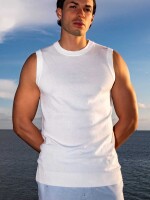 2Eros Sapphire Knit Tank Top White