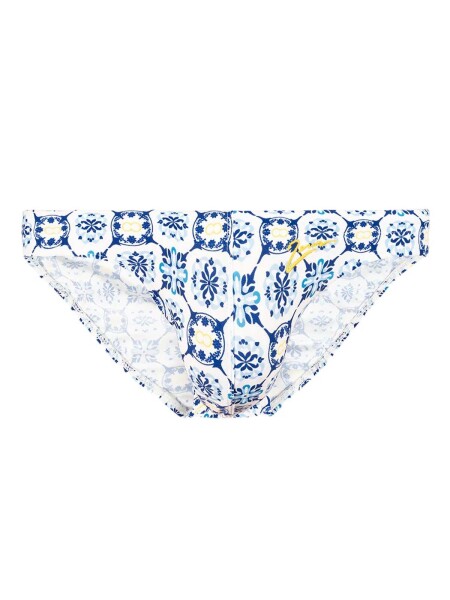 2Eros V20 Signature Print Swim Brief Mykonos