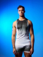 Supawear SPR Performance Gradient Singlet Black & White