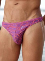 2Eros V80 Signature Print Swim Thong Purple