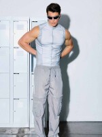Supawear Gym2Street Zip-up Vest Grey