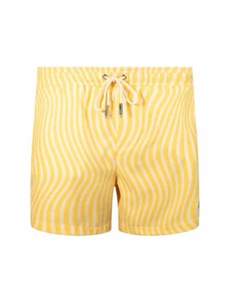 2Eros S70 Byron Print Shorts Swimwear Signature Yellow