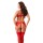 AMORABLE - 5 Pieces Set with Open Bra Red
