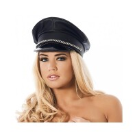 Rimba Bondage Play Police Cap Metal Chain