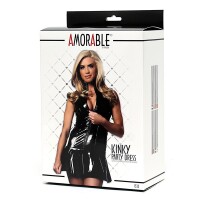 AMORABLE - Latex Dress ith Zipper